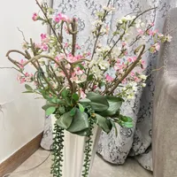 گلدان گل بهار|گل مصنوعی|تهران, جی|دیوار