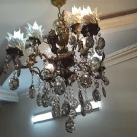 ۲عدد لوستر برنز کم استفاده|لوستر و چراغ آویز|تهران, بوستان چیتگر|دیوار