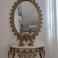 آینه شمعدان برنز