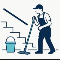 نظافت منزل مجتمع ها ویلا پاساژ توسط آقا