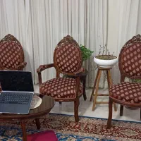 مبل تمام چوب راش مدل فرحی ۷ نفره با جلو مبلی در حد|مبلمان خانگی و میز عسلی|ماهدشت, |دیوار