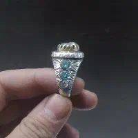 انگشتر نقره موزونایت ۹۲۵عیار