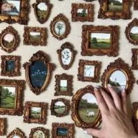 قاب نقاشی کوچولو دکوری ، کادویی دیزاین