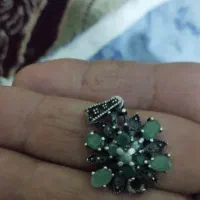 گردنبند زمرود ویاقوت سرخ|جواهرات|قزوین, |دیوار