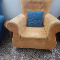 مبل هفت نفره بدون شکستگی وپارگی تمیز|مبلمان خانگی و میز عسلی|مشهد, رباط طرق|دیوار