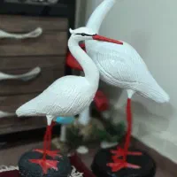 مجسمه سیمانی لک لک|صنایع دستی و سایر لوازم تزئینی|گرمدره, |دیوار