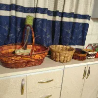 سبد های بزرگ و کوچک حصیری