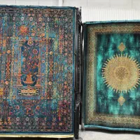 فرش وایرال ۱۵۰۰شانه طرح آوا کرم و قهوه ای|فرش|شیراز, زیباشهر|دیوار