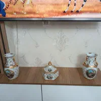 دوعددگلدان دورطلا