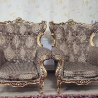 مبل سلطنتی راحتی|مبلمان خانگی و میز عسلی|اهر, |دیوار
