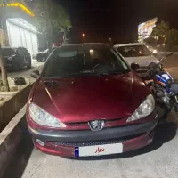 پژو۲۰۶ تیپ۲مدل۸۳ رنگ زرشکی