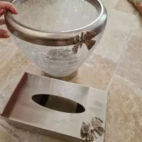 سطل و جای دستمال جهیزیه