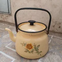 کتری لعابی بزرگ