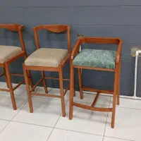 صندلی اپن کانتر چوبی راش