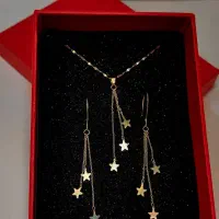 نیم ست طلا سبک مناسب هدیه