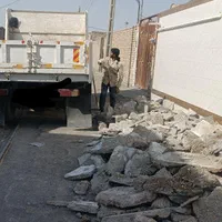 حمل بار نخاله ساختمانی وشن شسته وخاک مل|خدمات حمل و نقل|زابل, |دیوار