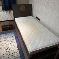 تخت یک نفره طرح ورساچه تمام mdf در حد نو