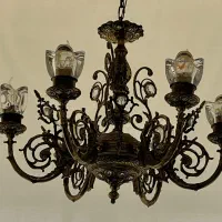 لوستر برنجی