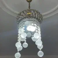 لوستر کریستالی با تخفیف عالی|لوستر و چراغ آویز|رشت, تازه آباد|دیوار