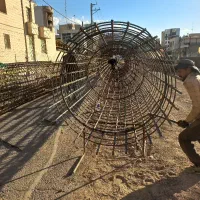 نیروی آرماتور بندی وبتن ریزی