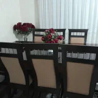 میز نهار  خوری|میز و صندلی غذاخوری|رشت, جانبازان|دیوار