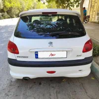 ۲۰۶ تیپ ۵ مدل ۱۳۹۵ سفید