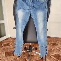 شلوار لی مدل دار سایز 29 و 30 کاملا نو