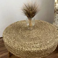 میز حصیری گرد