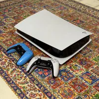 PS5 دیسک‌خور مدل CFI-1216A تمیز کم‌کارکرد، دو دسته