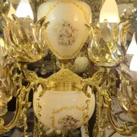 لوستر چینی و برنز شاخه ای 700تومان ۴شاخه ۸شعله