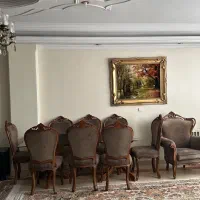 سرویس مبل استیل ۷ نفره،با ناهارخوری ۸ نفره|مبلمان خانگی و میز عسلی|تهران, سازمان برنامه شمالی|دیوار