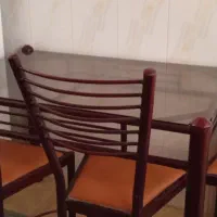 میز غذاخوری چهارنفره فلزی