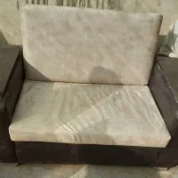 مبل ۳ نفره و مبل نیمه استیل ۷نفره در حد نو|مبلمان خانگی و میز عسلی|اصفهان, بابوکان جنوبی|دیوار