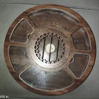 سینی گرد تنقلات و دمنوش