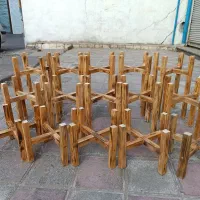 پایه گلدان و سینی و اردو خوری