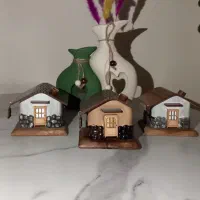 جا عودی کلبه ای،سرخ پوستی و برفی شب تاب در چند رنگ|صنایع دستی و سایر لوازم تزئینی|تهران, سردارجنگل|دیوار