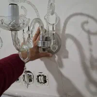 لوستر تک شاخه یا چراغ خواب|لوستر و چراغ آویز|قم, باسکول|دیوار