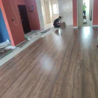 کاغذ دیواری کناف پارکت تی وی وال|خدمات پیشه و مهارت|بندر ماهشهر, |دیوار