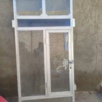 چهار پنجره آلمینیوم در ابعاد ۱ × ۲/۲۰سانت با شیشه