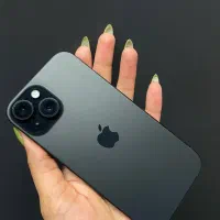 آیفون 15 نرمال در حد نو مشکی 128 ZAA