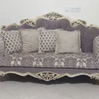 مبل کلاسیک ۹ نفره چوب راش تمیز وسالم