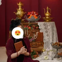 عکاسی با دکور یلدایی آتلیه