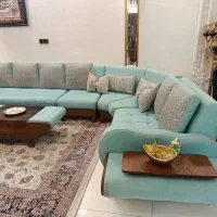 مبل ال طرح قایقی|مبلمان خانگی و میز عسلی|مشهد, شهید فرامرز عباسی|دیوار