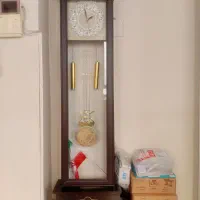 ساعت ایستاده آونگ دار چوبی