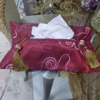 جا دستمال کاغذی سوزن دوزی