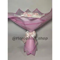 دسته گل پرنسسی روبانی|گل مصنوعی|آران و بیدگل, |دیوار