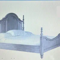 سرویس خواب دو نفره تمام چوب گردو