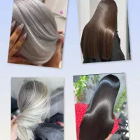 خدمات رنگ و لایت و کراتین احیائی مو