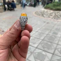 انگشتر فول قلم سنگ عقیق یمن