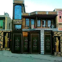 اجرا نمای ساختمان طرح سنگ و چوب